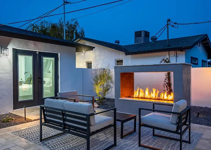 Ferienhaus Swim Up To Cooking Entertainment Play Corn Hole And Relax By The Fire At Cascada Scottsdale